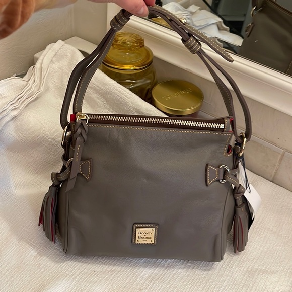 Dooney & Bourke Handbags - DOONEY AND BOURKE- grey mini satchel - NWT